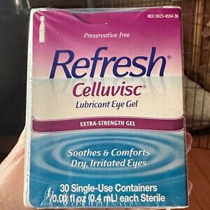 Refresh Celluvisc Extra-Strength Eye Gel - Pink and Blue
